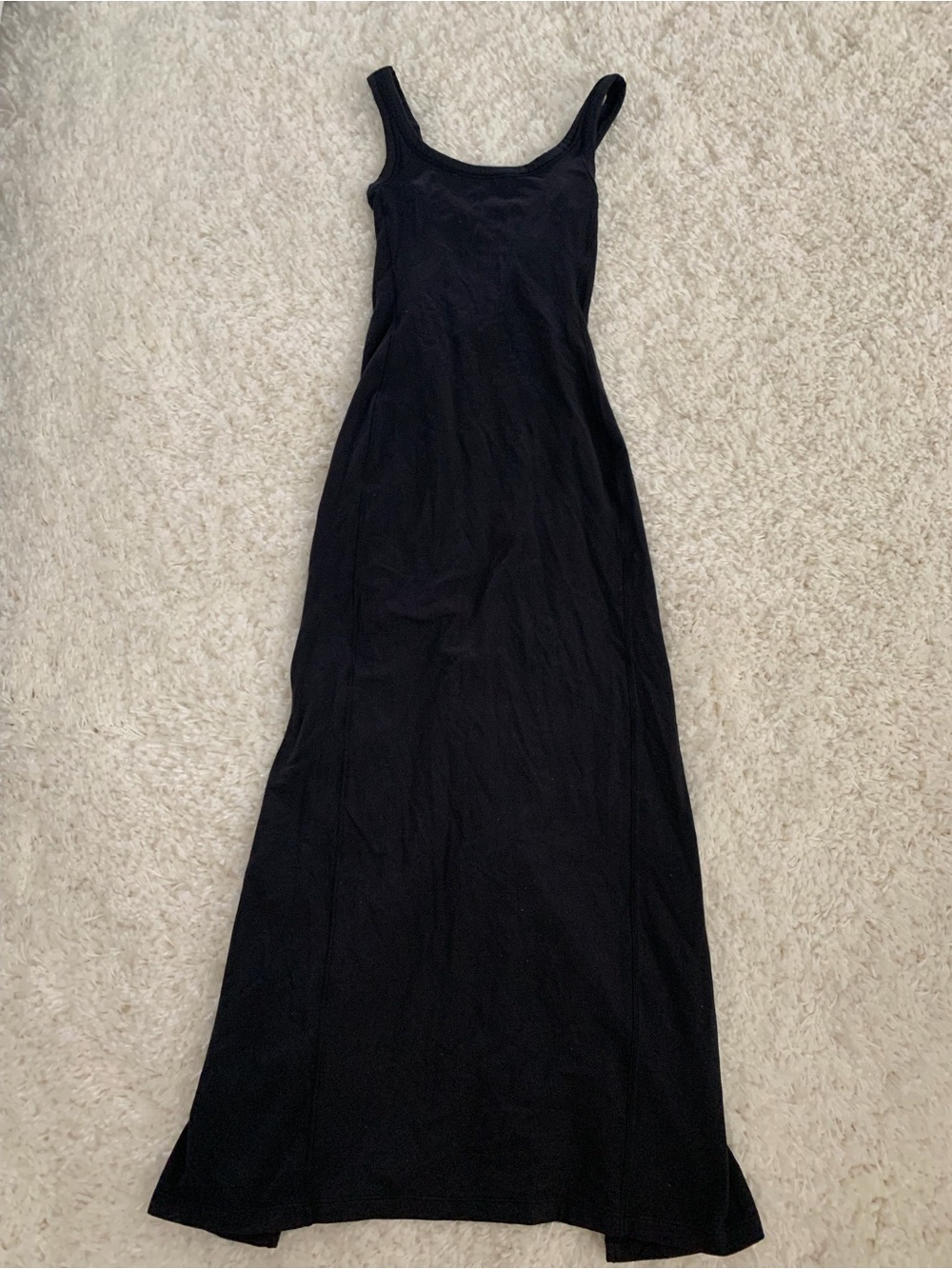 lululemon athletica Black Maxi Tank Dress